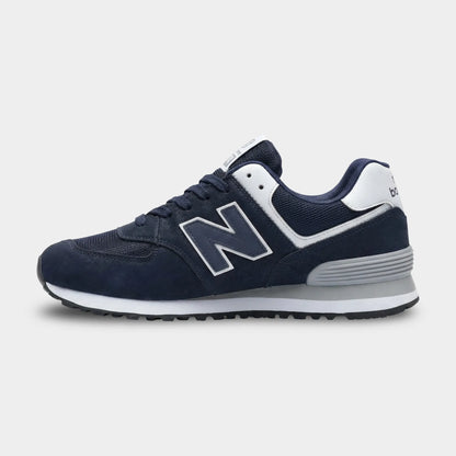 NB 574 Dark Blue White