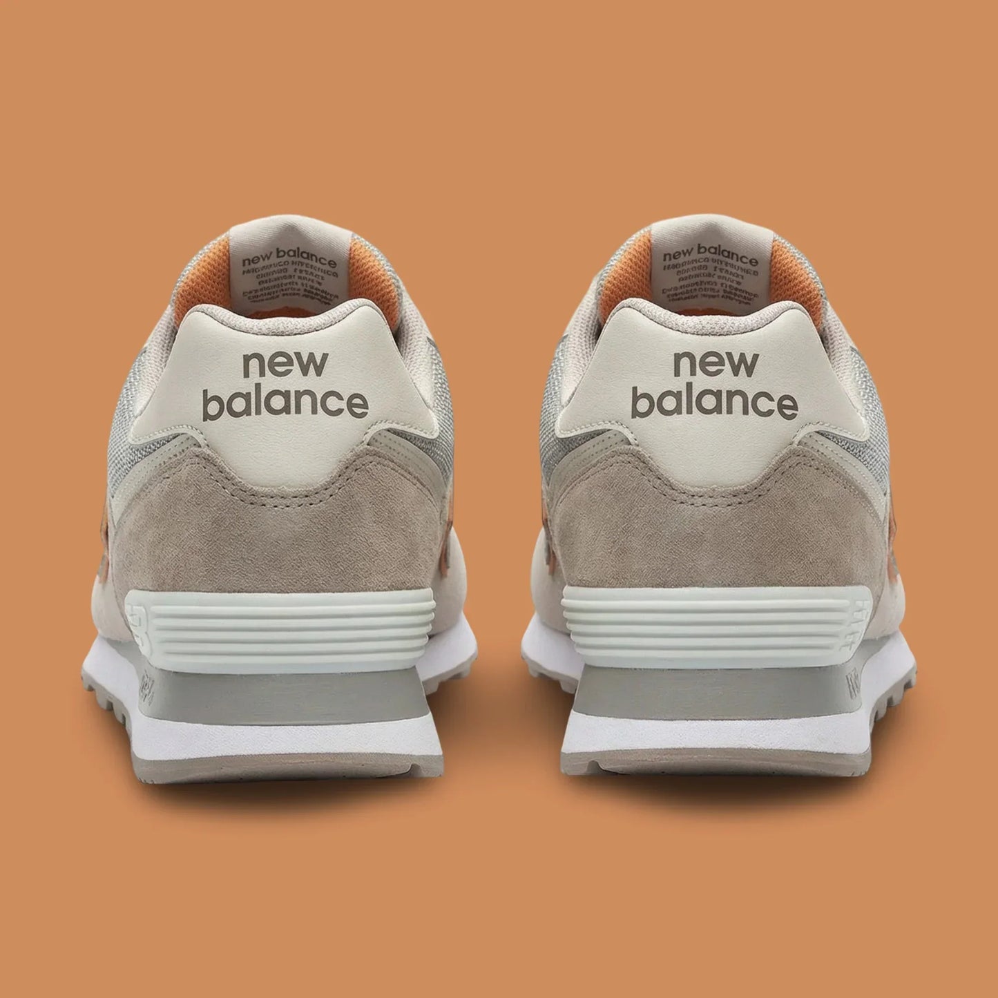 NB 574 Cream Orange