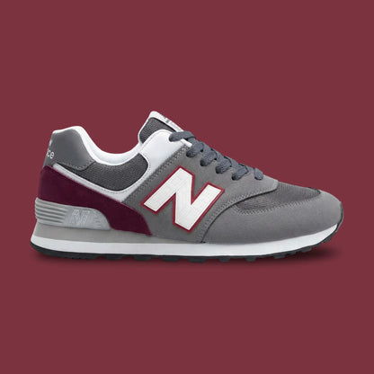 NB 574 Dark Grey Wine Red