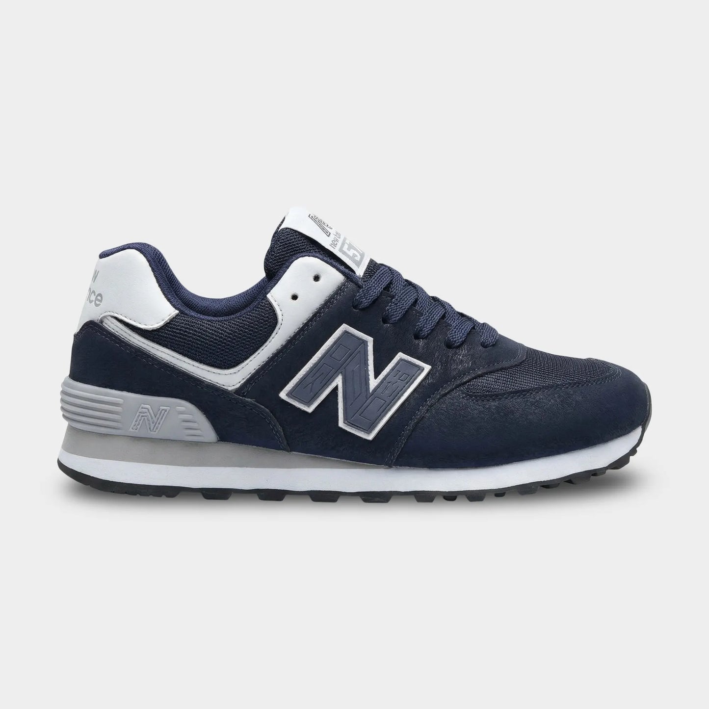 NB 574 Dark Blue White