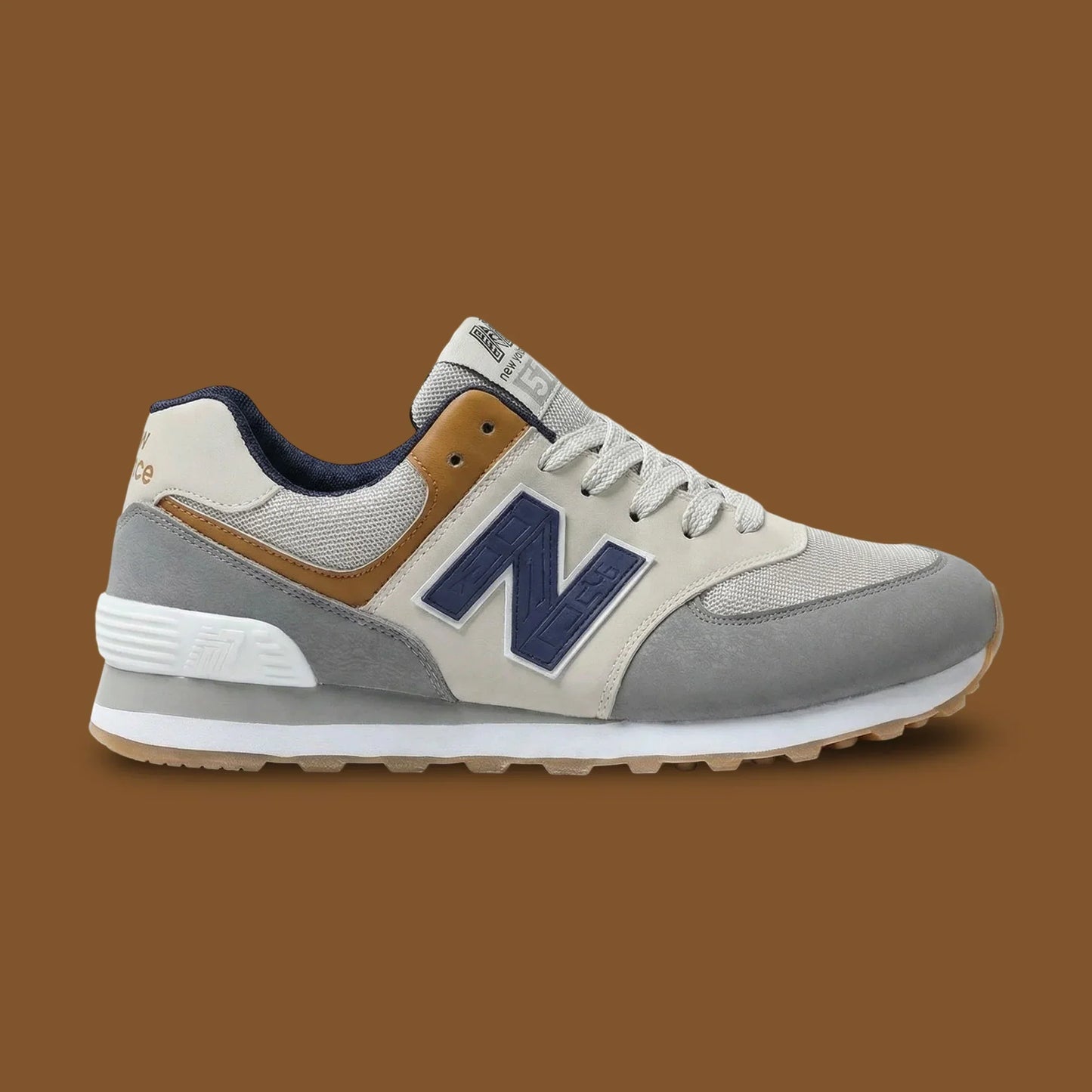 NB 574 Beige Grey Blue