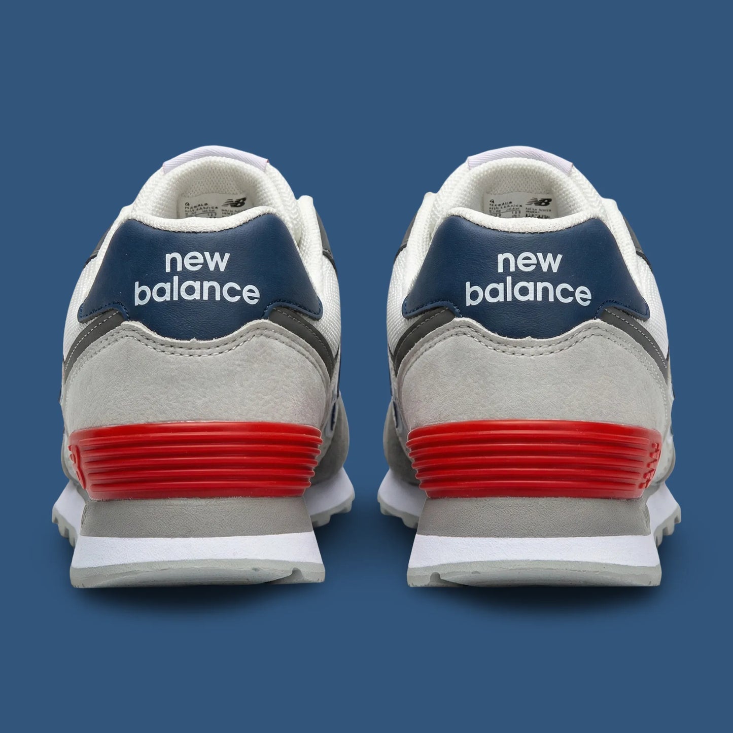 NB 574 Charcoal Red
