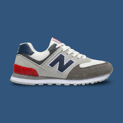 NB 574 Charcoal Red