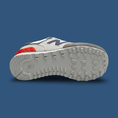 NB 574 Charcoal Red